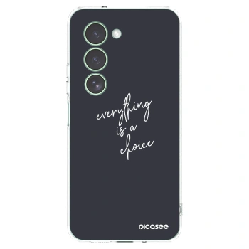 Picasee silikonska prozirna maskica za Xiaomi Redmi 15 5G - Everything is a choice
