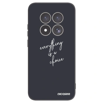 Picasee crna silikonska maskica za Xiaomi Redmi Note 15 Pro 4G - Everything is a choice