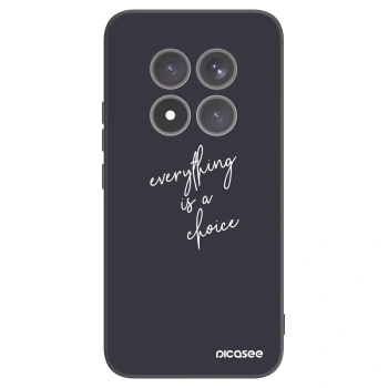 Picasee crna silikonska maskica za Xiaomi Redmi Note 15 Pro+ - Everything is a choice