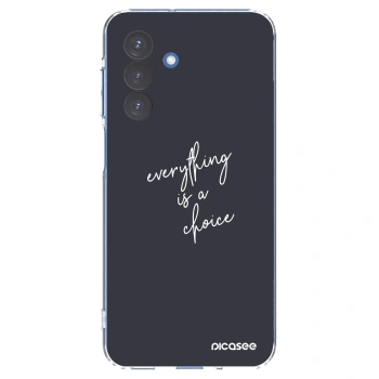 Picasee silikonska prozirna maskica za Samsung Galaxy A17 5G - Everything is a choice