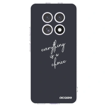 Picasee silikonska prozirna maskica za Xiaomi Redmi Note 15 - Everything is a choice