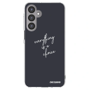 Picasee silikonska prozirna maskica za Samsung Galaxy A16 4G - Everything is a choice