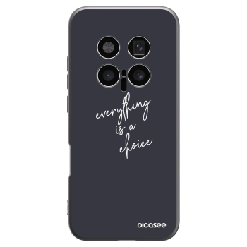 Picasee crna silikonska maskica za Honor Magic8 Pro 5G - Everything is a choice