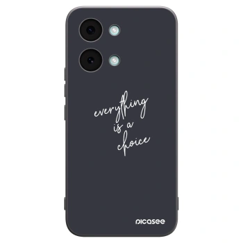 Picasee crna silikonska maskica za Xiaomi Poco X8 Pro Max - Everything is a choice