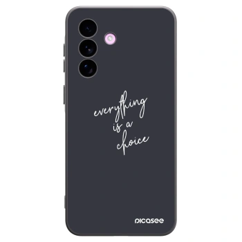 Picasee crna silikonska maskica za Samsung Galaxy A57 5G - Everything is a choice