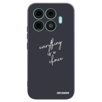 Picasee crna silikonska maskica za Xiaomi 17T - Everything is a choice