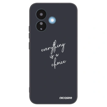 Picasee crna silikonska maskica za Xiaomi Redmi Note 17 Pro 5G - Everything is a choice