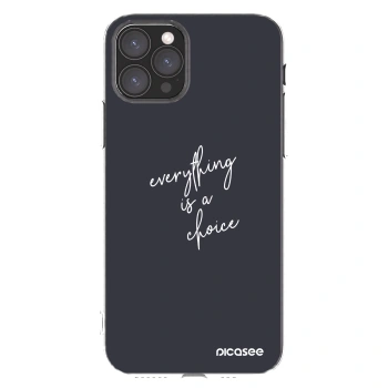 Picasee silikonska prozirna maskica za Apple iPhone 11 Pro - Everything is a choice