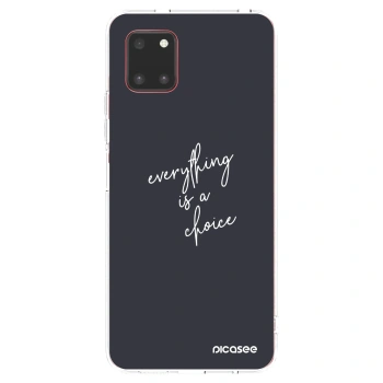 Picasee silikonska prozirna maskica za Samsung Galaxy Note 10 Lite N770F - Everything is a choice