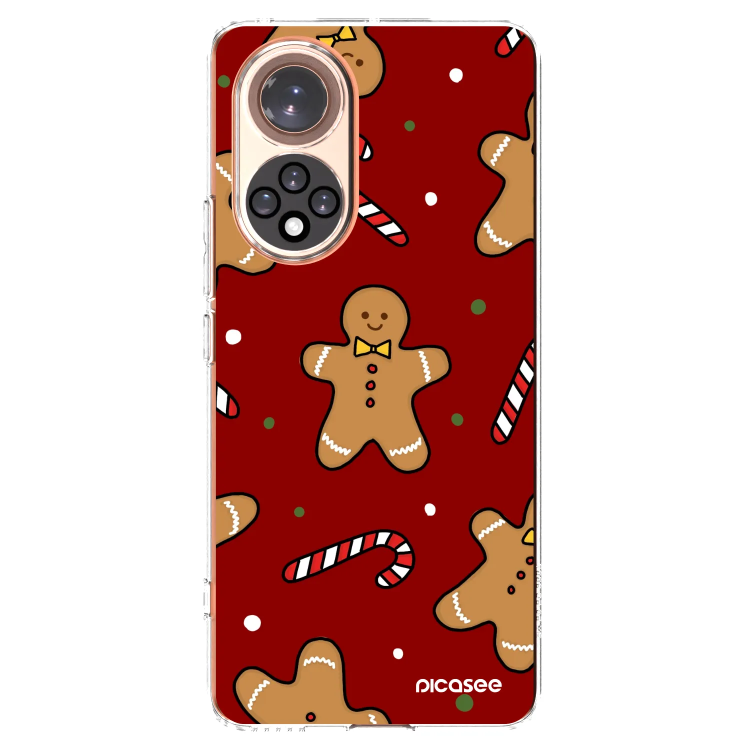 Picasee silikonska prozirna maskica za Honor 50 5G - Gingerbread 2