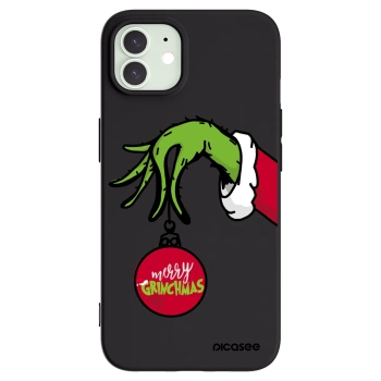 Picasee crna silikonska maskica za Apple iPhone 12 Pro - Grinch