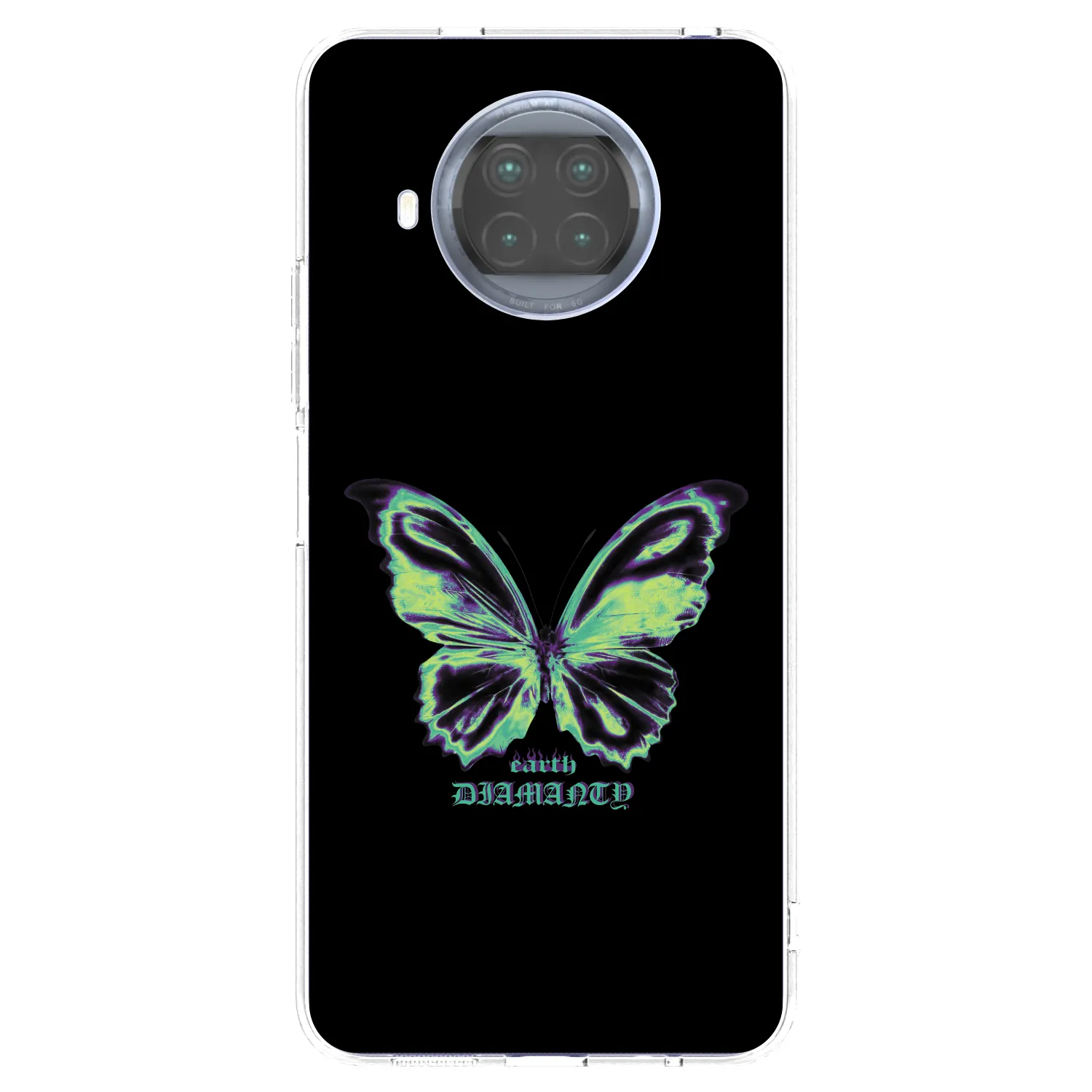 Picasee silikonska prozirna maskica za Xiaomi Mi 10T Lite - Diamanty Blue