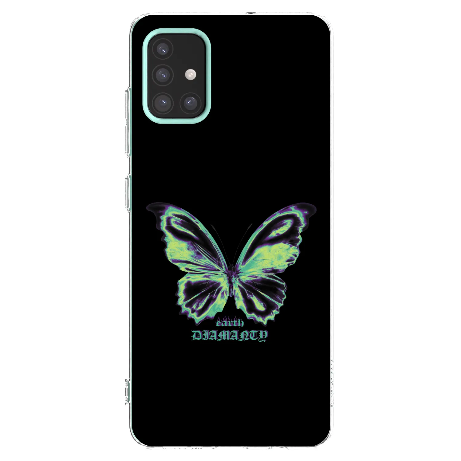 Picasee silikonska prozirna maskica za Samsung Galaxy M31s - Diamanty Blue
