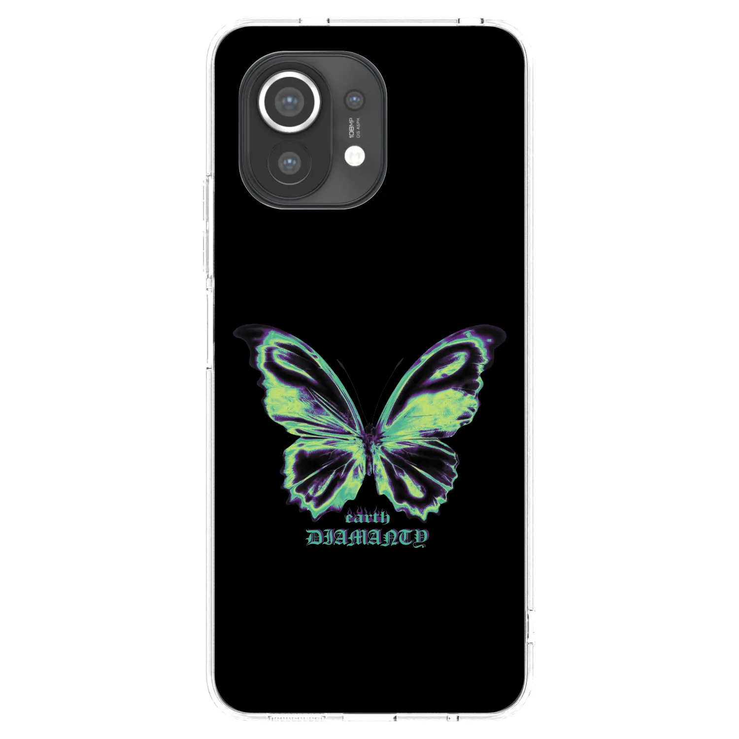 Picasee silikonska prozirna maskica za Xiaomi Mi 11 - Diamanty Blue