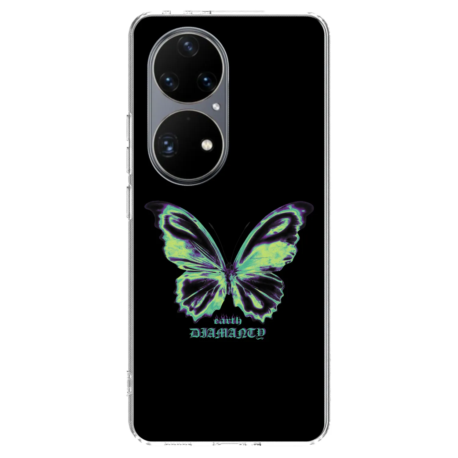 Picasee silikonska prozirna maskica za Huawei P50 - Diamanty Blue