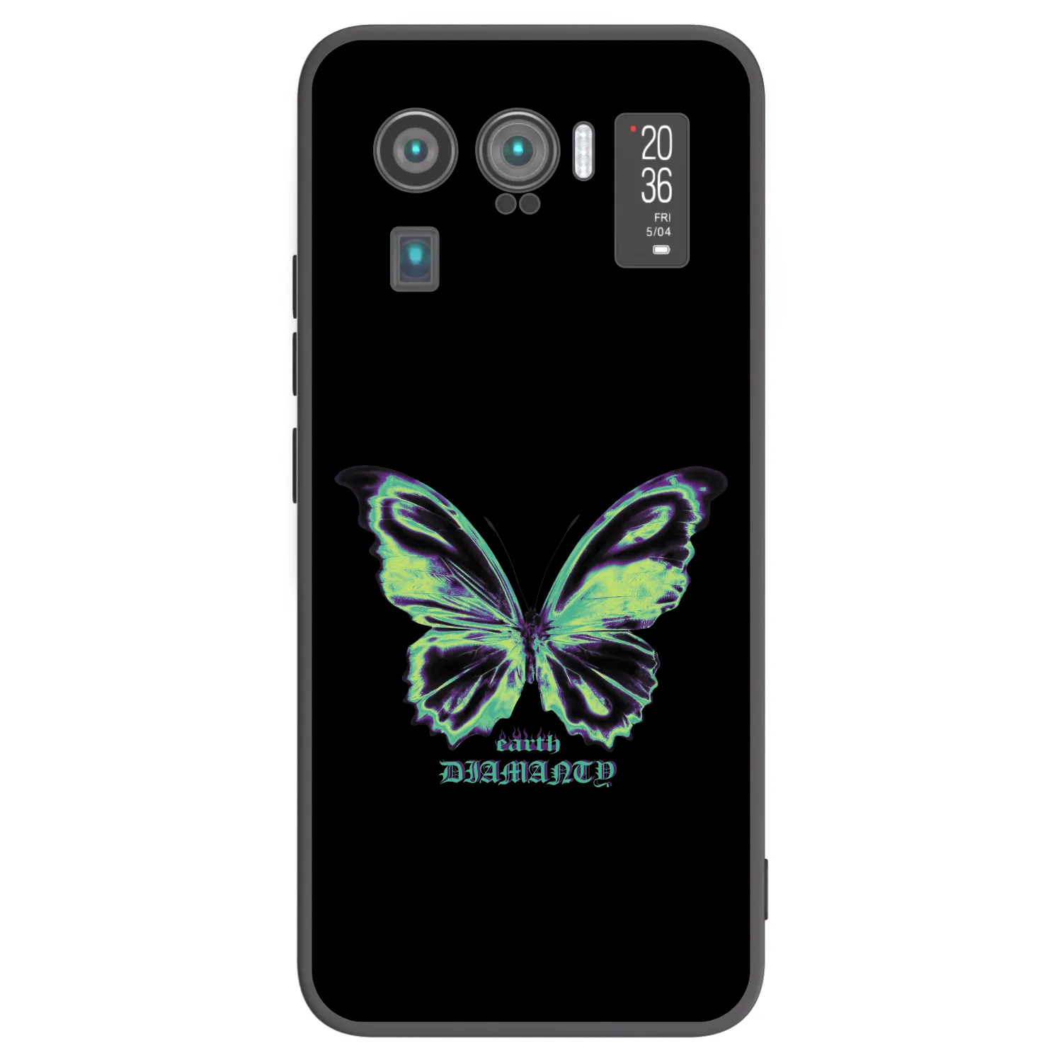 Picasee crna silikonska maskica za Xiaomi Mi 11 Ultra - Diamanty Blue