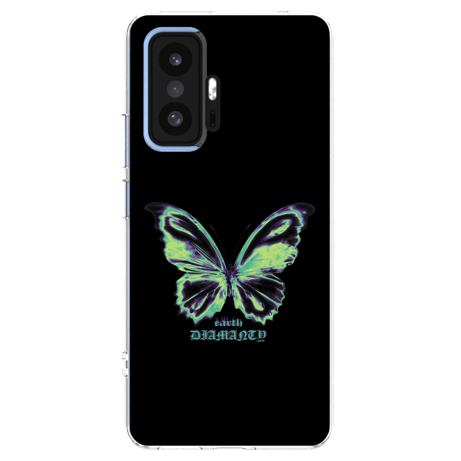 Picasee silikonska prozirna maskica za Xiaomi 11T - Diamanty Blue