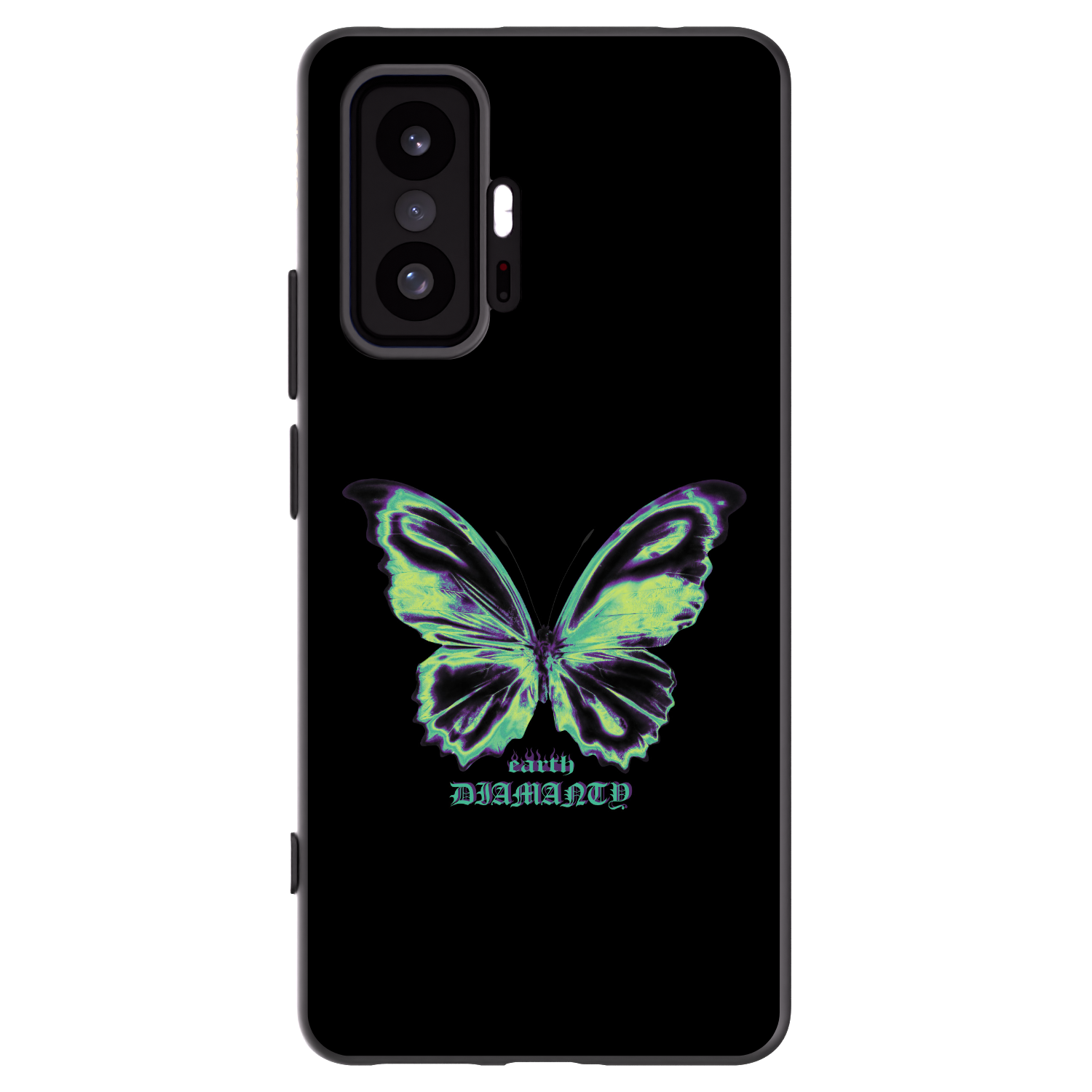 Picasee crna silikonska maskica za Xiaomi 11T Pro - Diamanty Blue