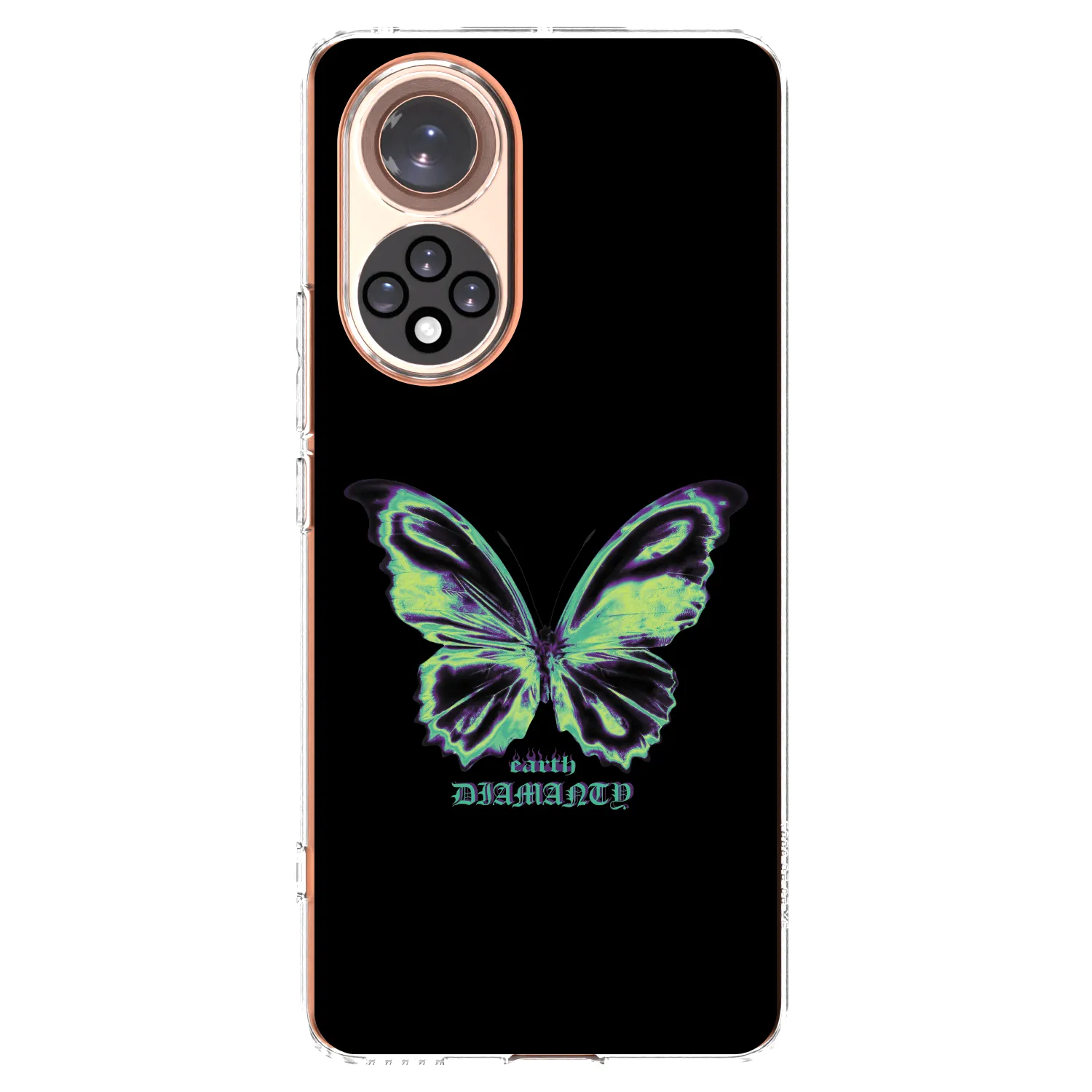 Picasee silikonska prozirna maskica za Honor 50 5G - Diamanty Blue