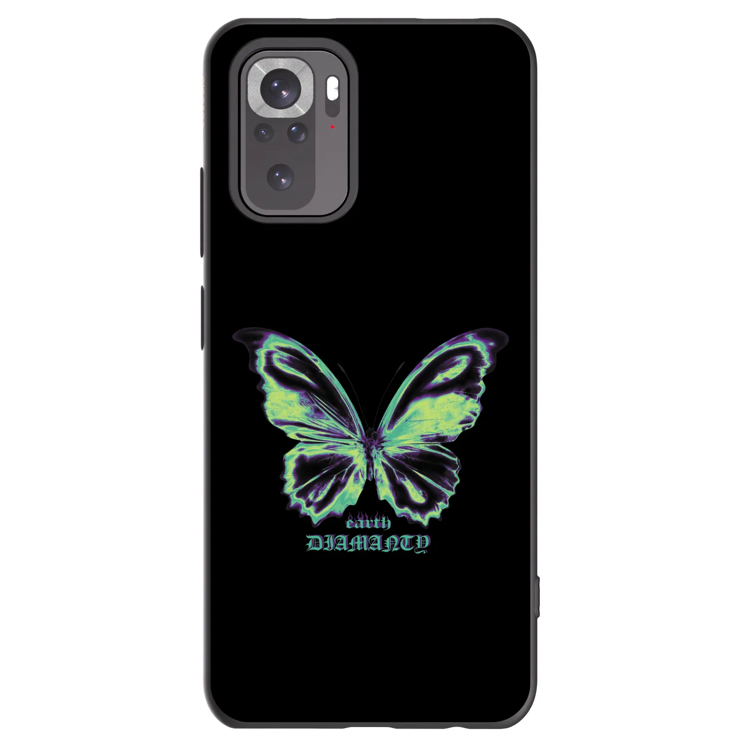 Picasee crna silikonska maskica za Xiaomi Redmi Note 11S 4G - Diamanty Blue
