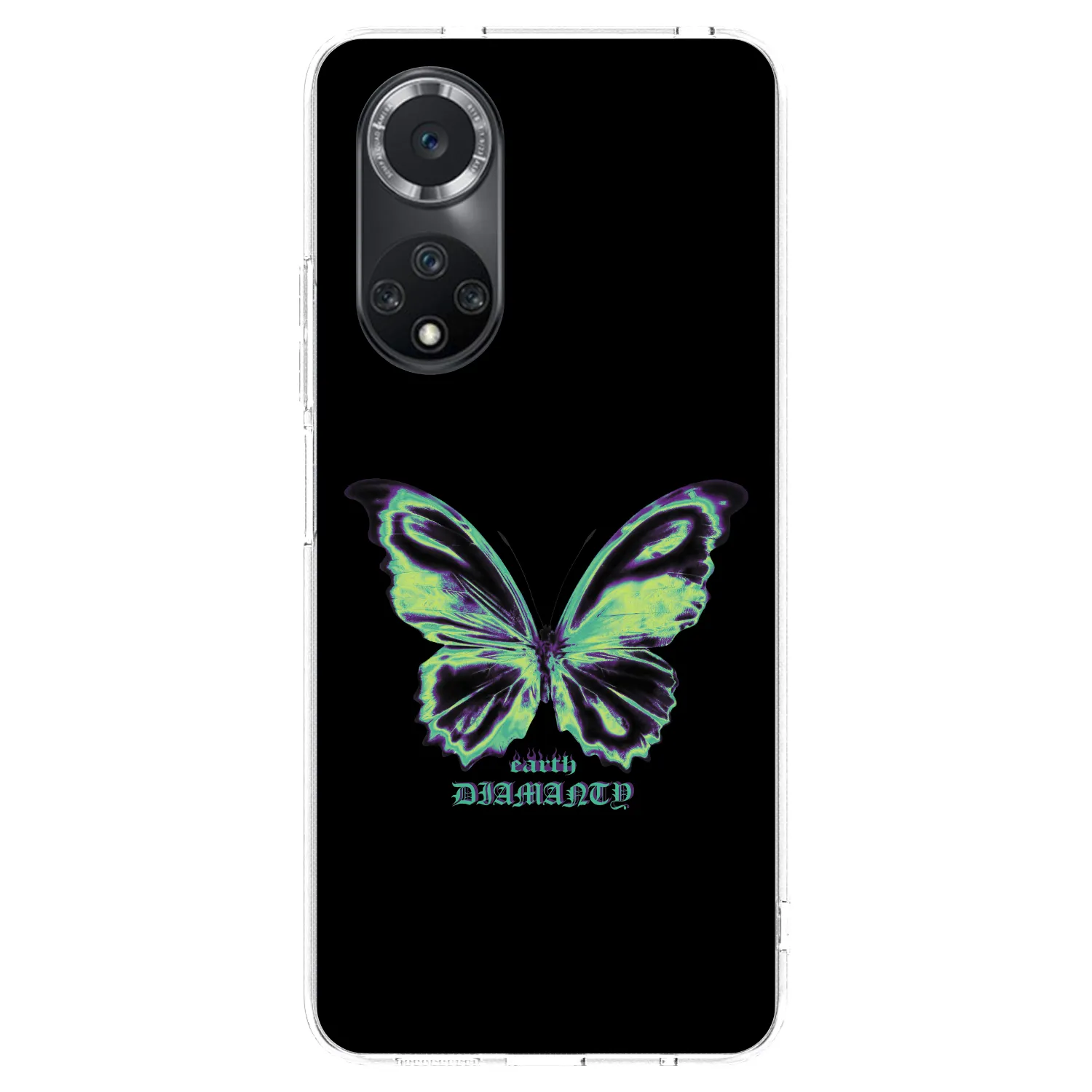 Picasee silikonska prozirna maskica za Huawei Nova 9 SE - Diamanty Blue