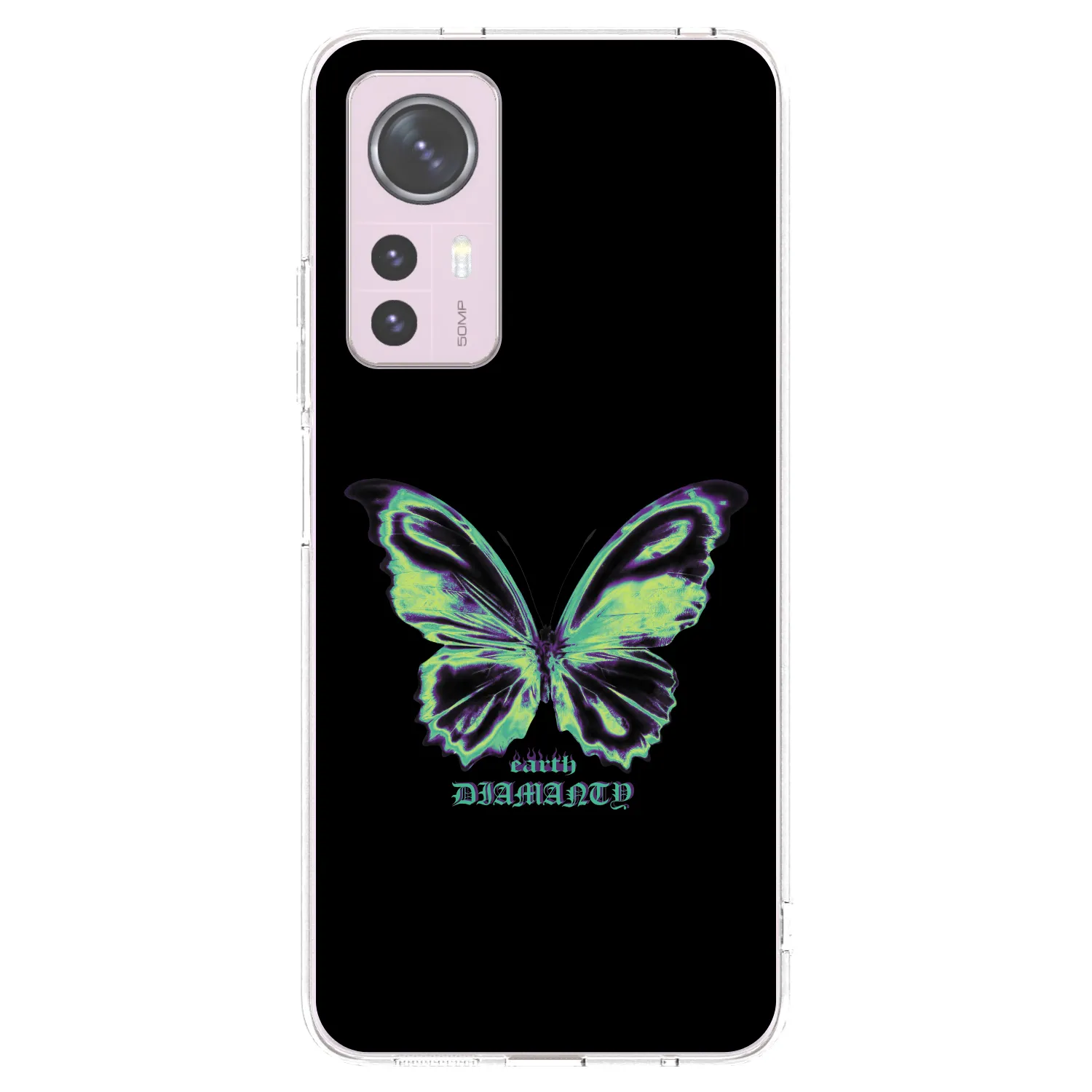 Picasee silikonska prozirna maskica za Xiaomi 12 - Diamanty Blue
