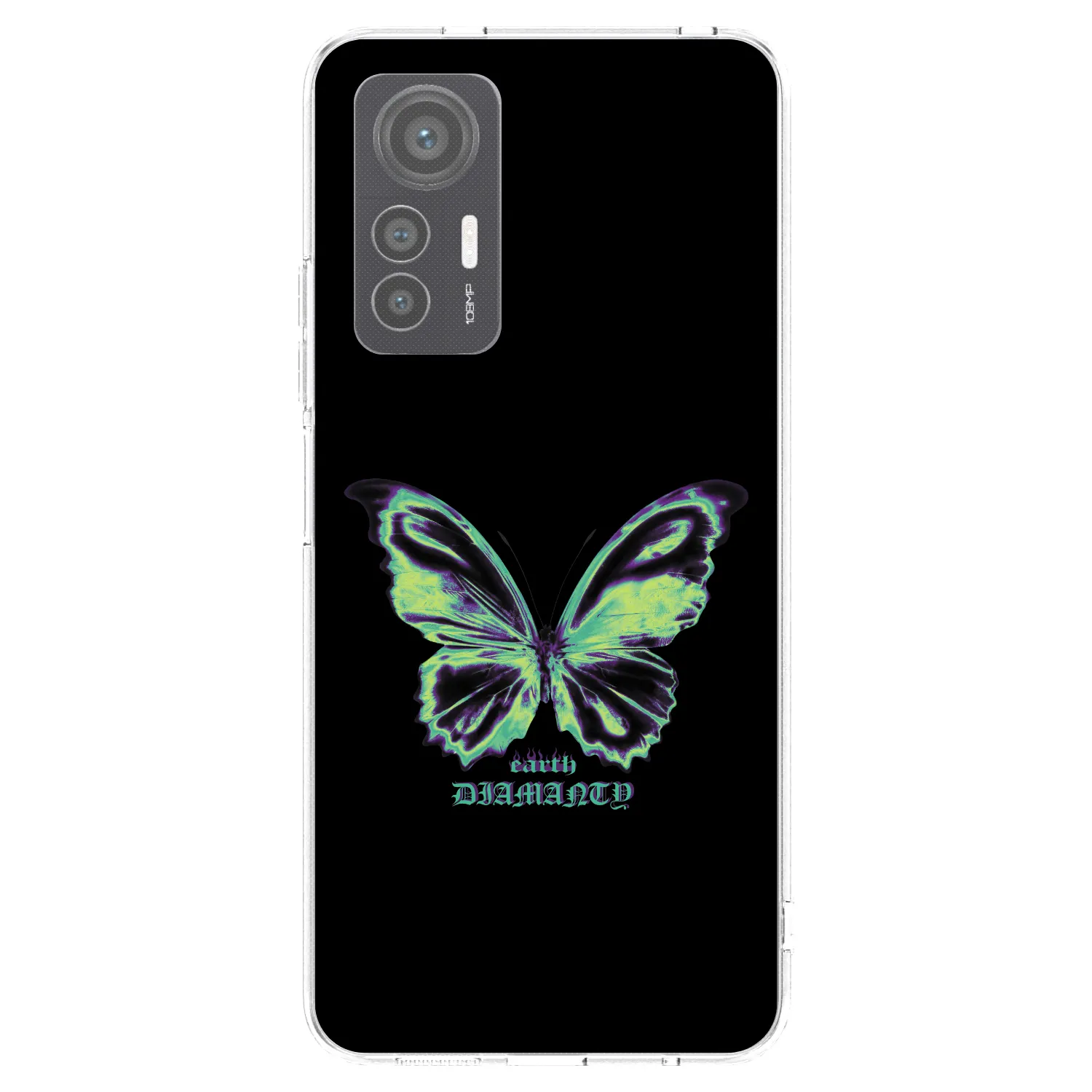 Picasee silikonska prozirna maskica za Xiaomi 12 Lite - Diamanty Blue