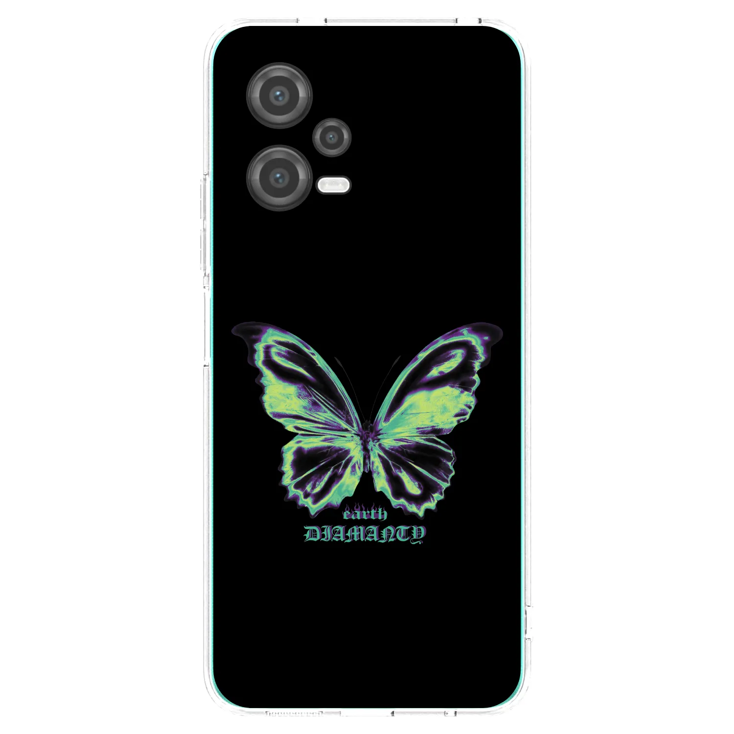 Picasee silikonska prozirna maskica za Xiaomi Poco X5 - Diamanty Blue