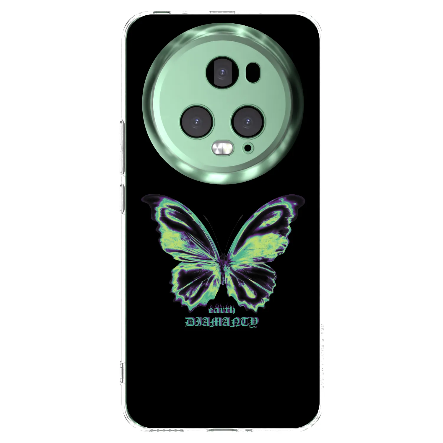 Picasee silikonska prozirna maskica za Honor Magic5 Pro - Diamanty Blue