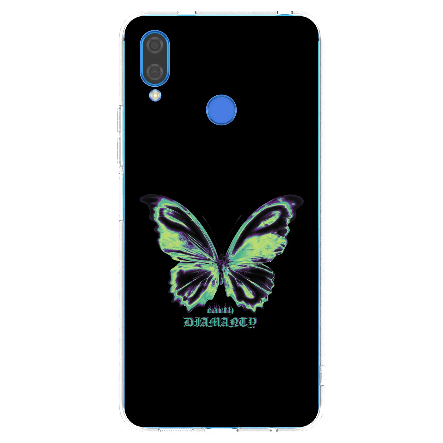 Picasee silikonska prozirna maskica za Huawei Nova 3i - Diamanty Blue