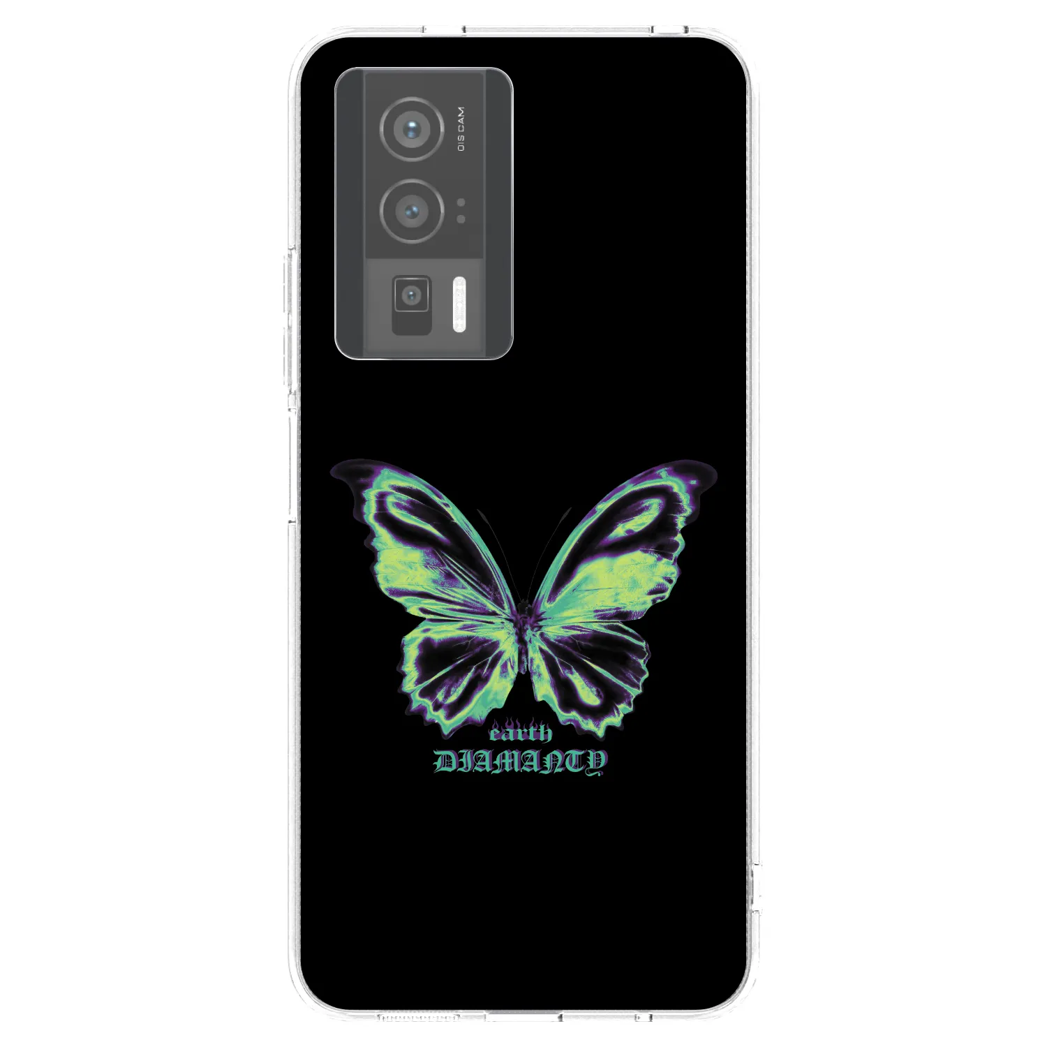 Picasee silikonska prozirna maskica za Xiaomi Poco F5 Pro 5G - Diamanty Blue