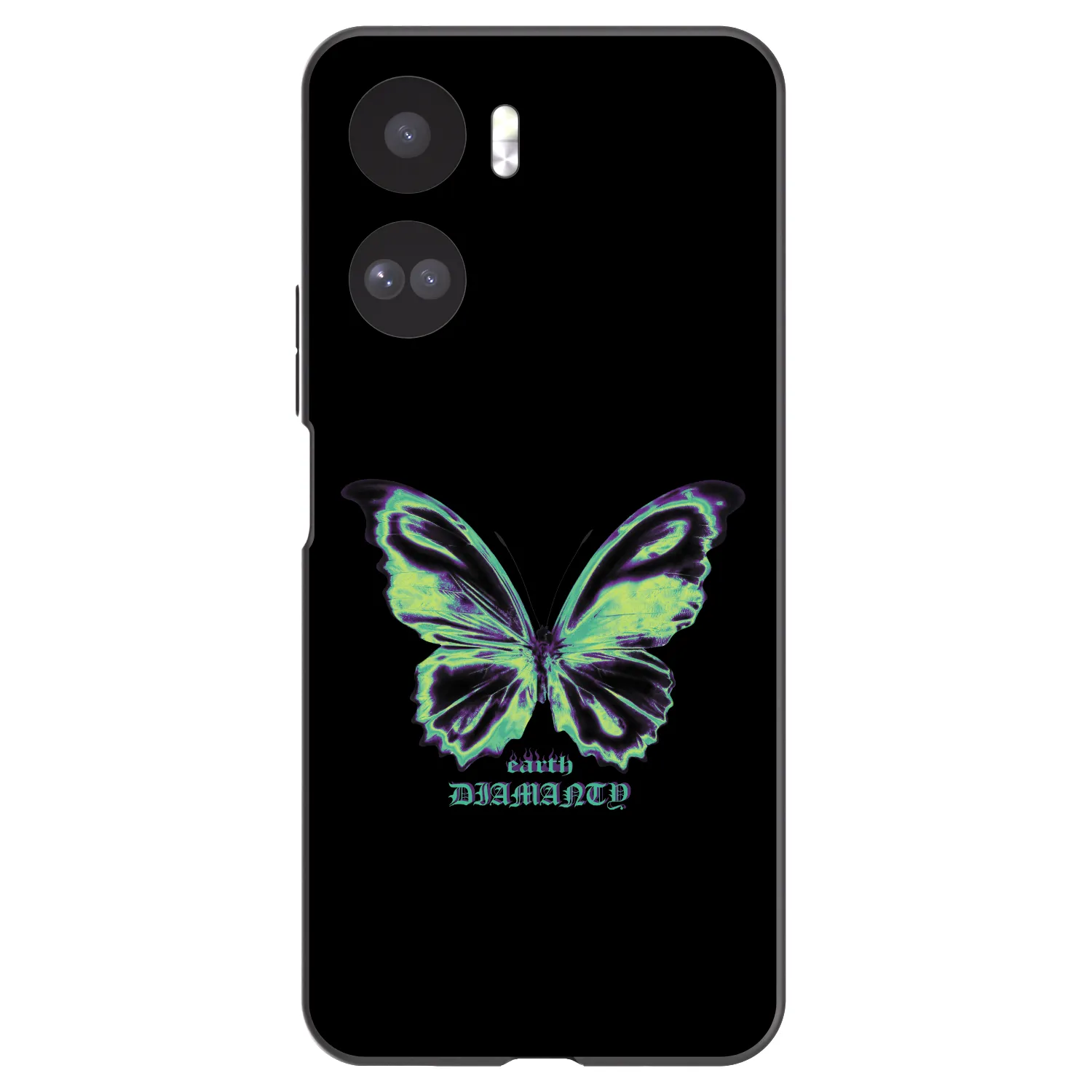 Picasee crna silikonska maskica za Honor 90 Lite 5G - Diamanty Blue