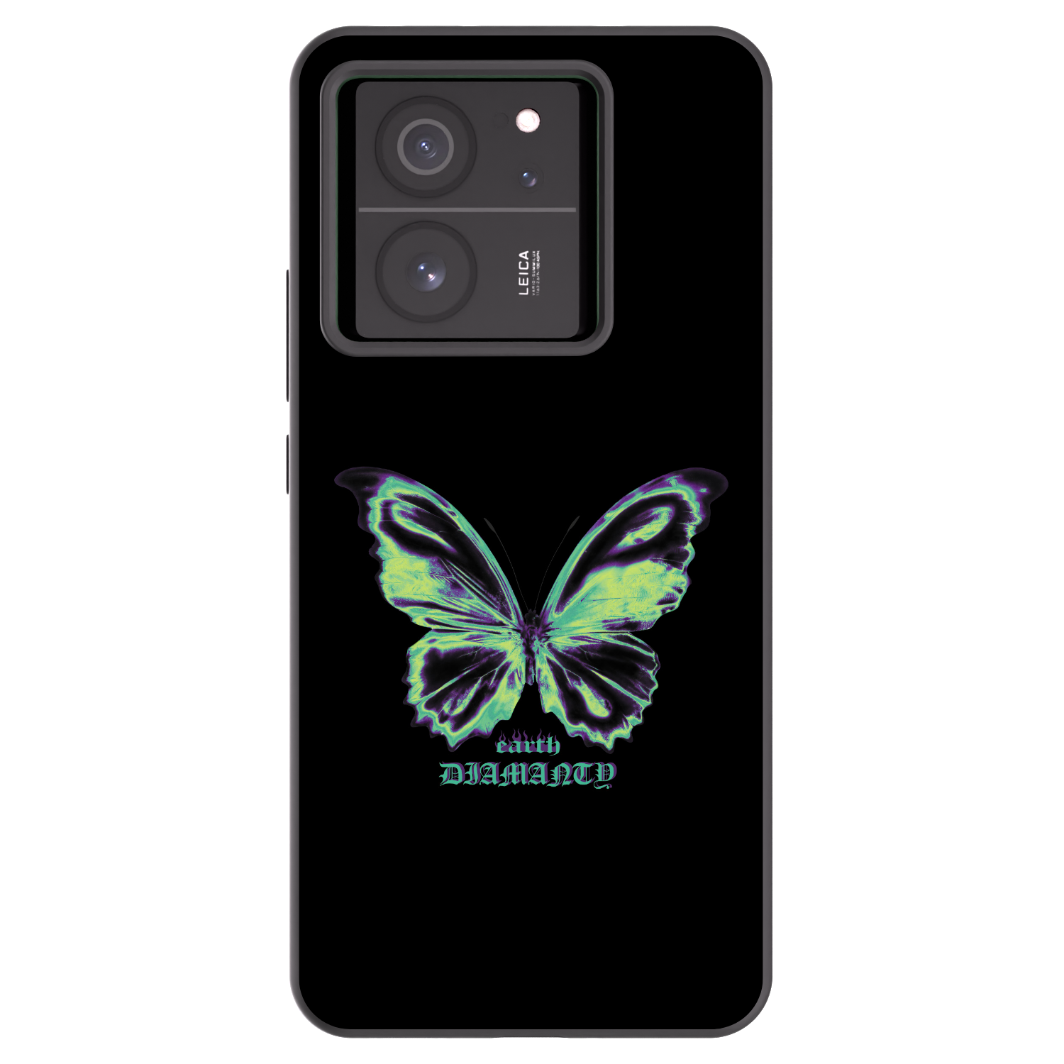 Picasee crna silikonska maskica za Xiaomi 13T Pro - Diamanty Blue