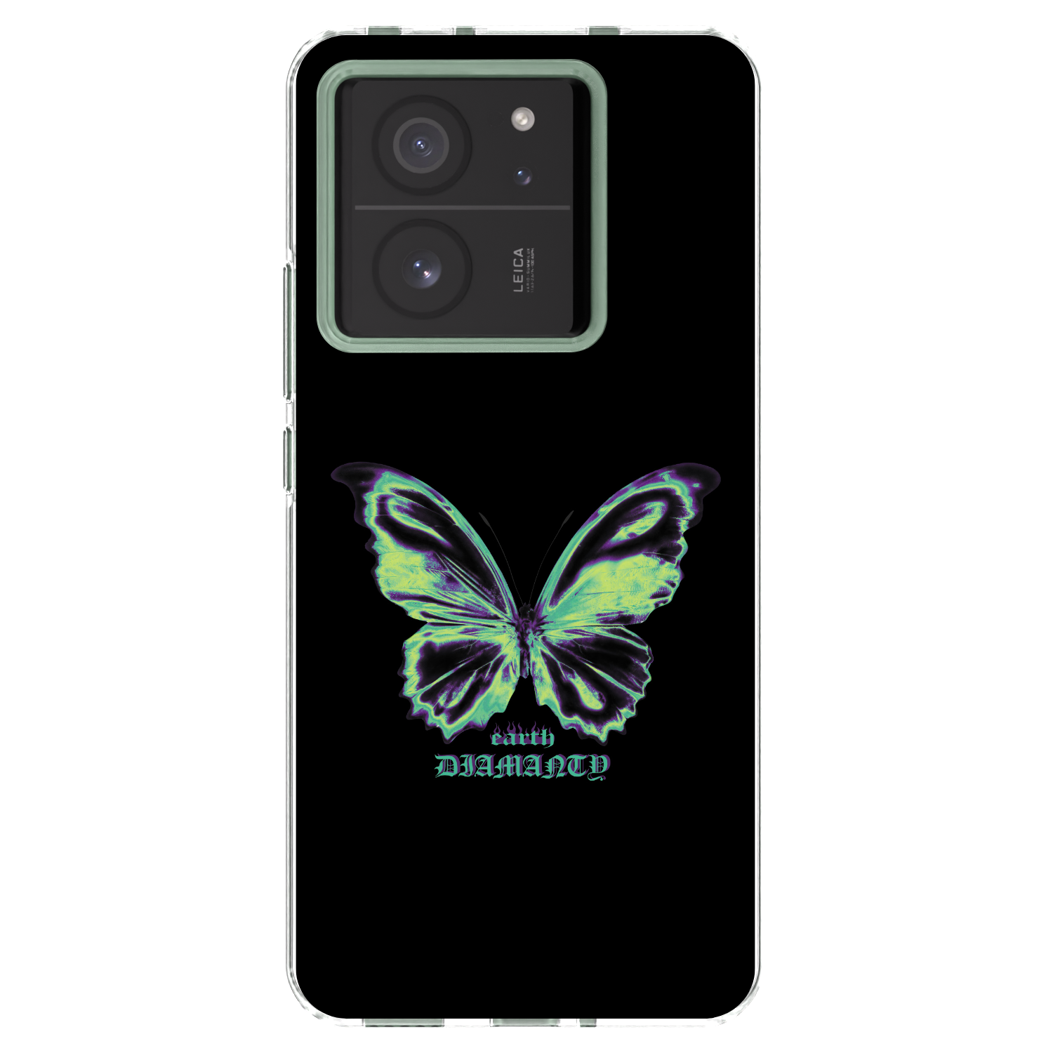 Picasee silikonska prozirna maskica za Xiaomi 13T Pro - Diamanty Blue