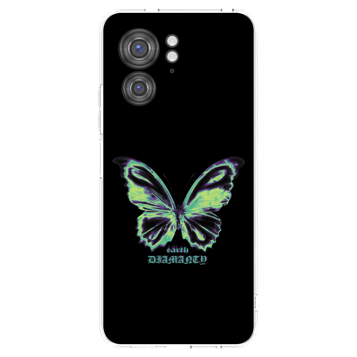 Picasee silikonska prozirna maskica za Motorola Edge 40 - Diamanty Blue