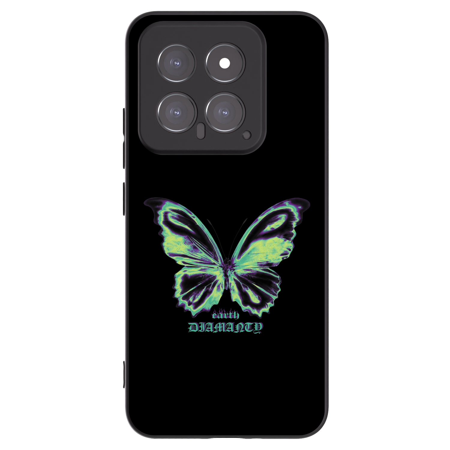 Picasee crna silikonska maskica za Xiaomi 14 - Diamanty Blue