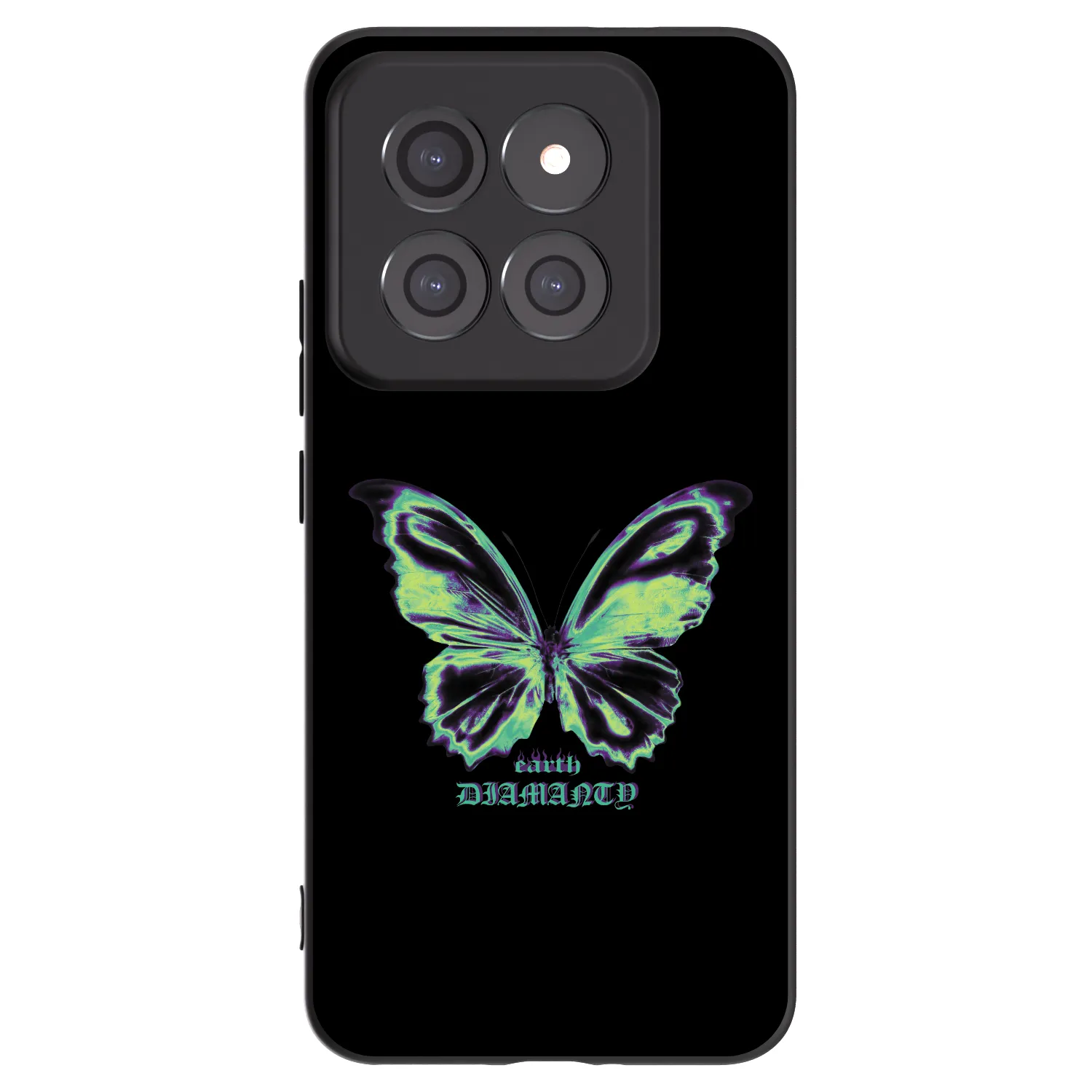 Picasee crna silikonska maskica za Xiaomi 14 Pro - Diamanty Blue