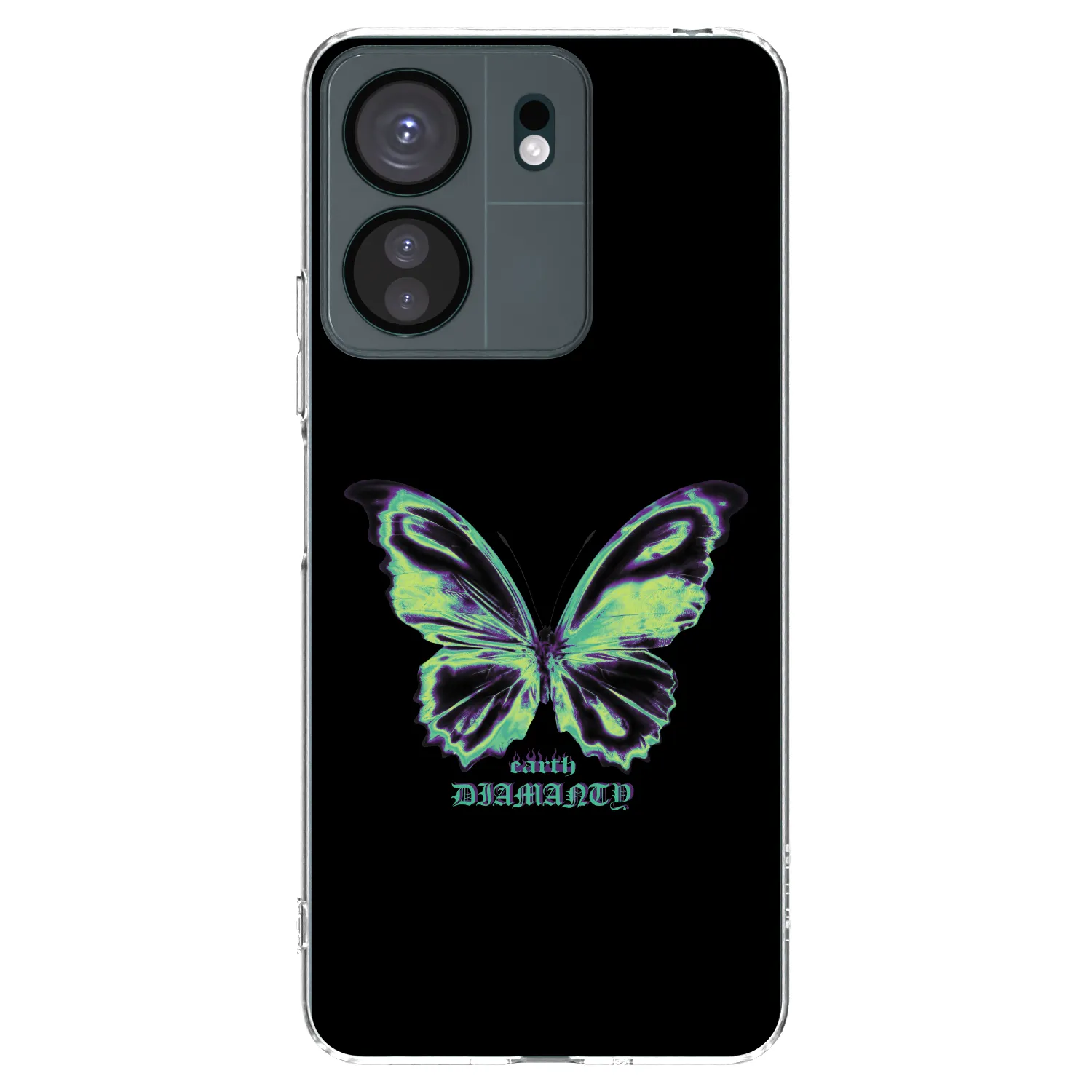 Picasee silikonska prozirna maskica za Xiaomi Redmi 13C 4G - Diamanty Blue