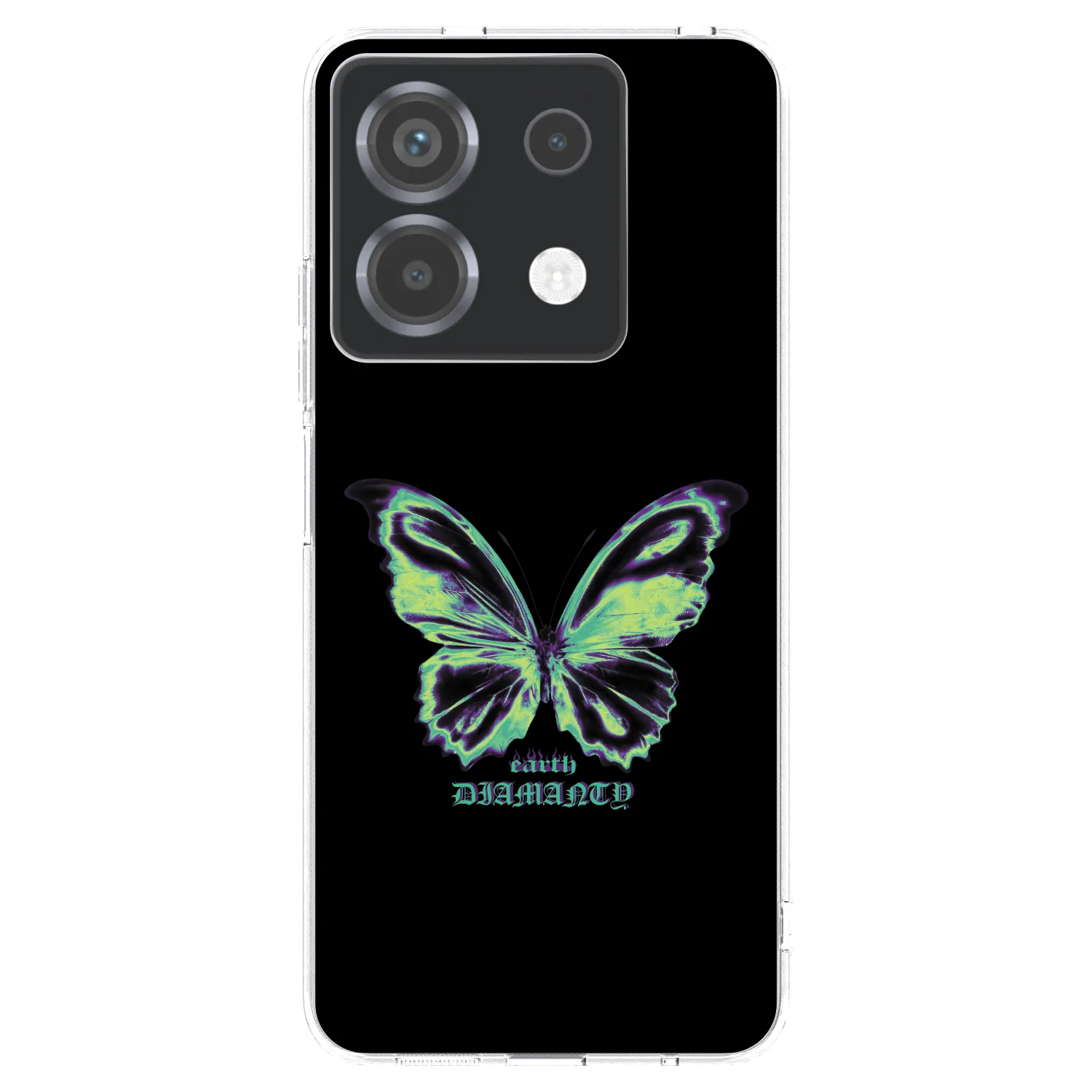 Picasee silikonska prozirna maskica za Xiaomi Poco X6 - Diamanty Blue