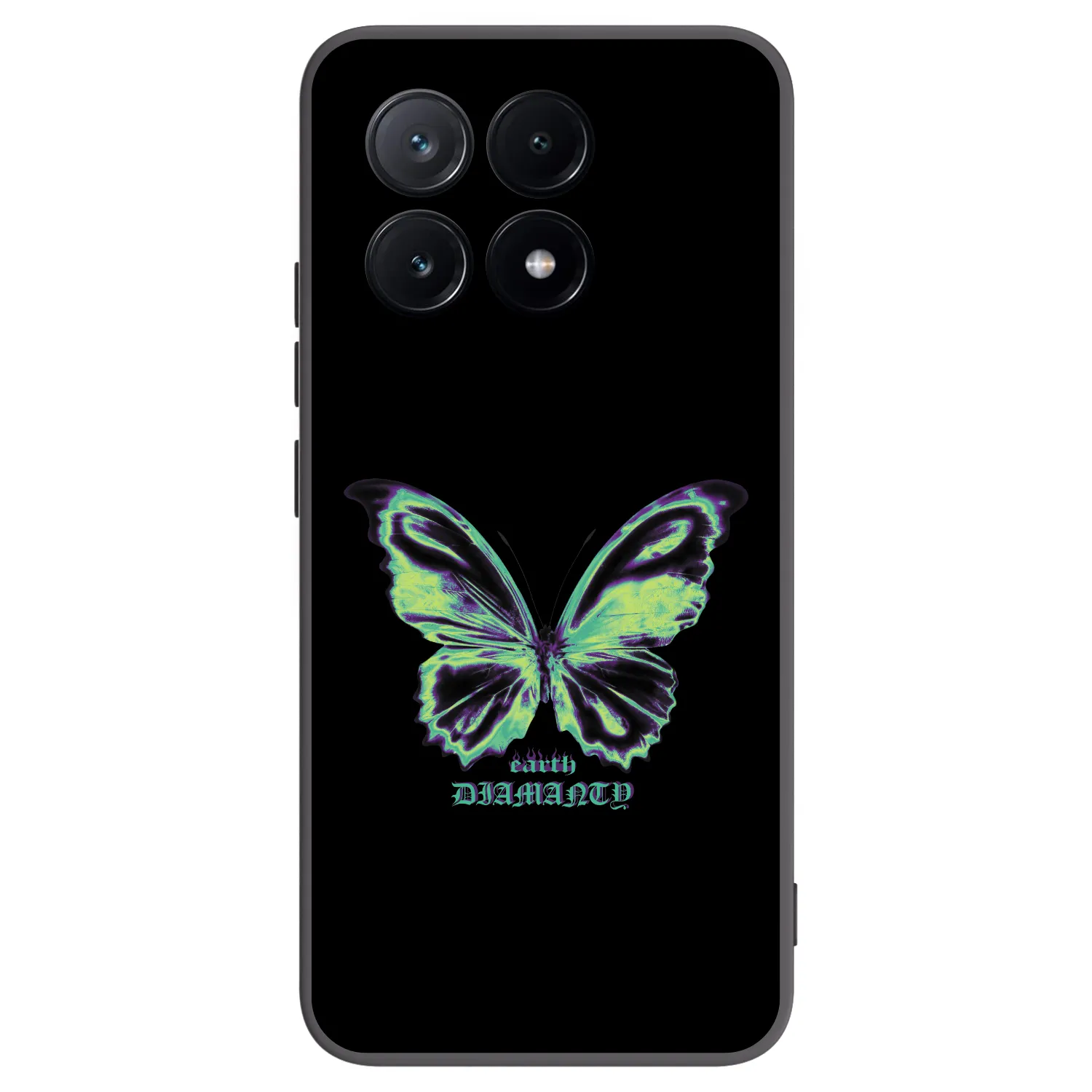 Picasee crna silikonska maskica za Xiaomi Poco X6 Pro - Diamanty Blue