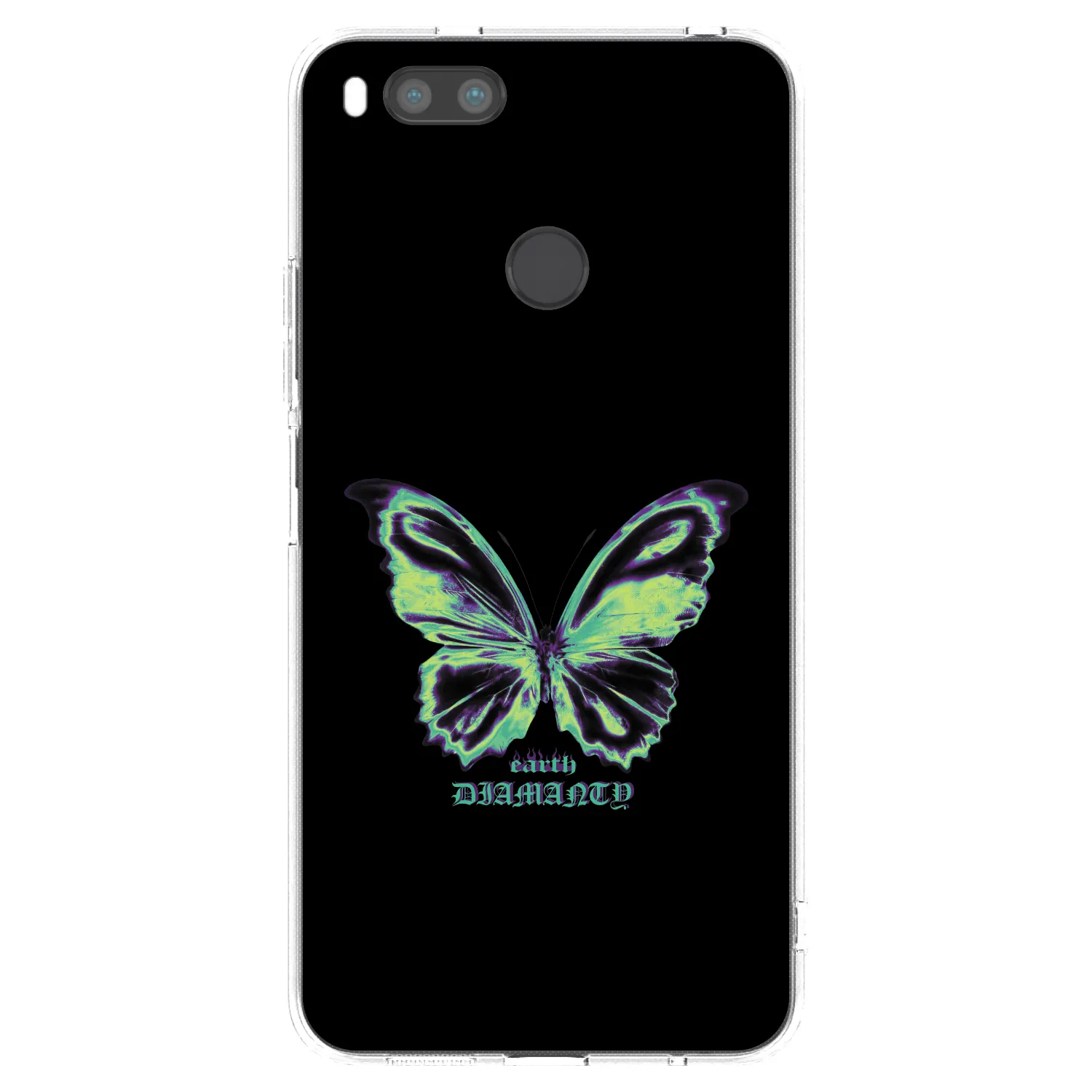 Picasee silikonska prozirna maskica za Xiaomi Mi A1 Global - Diamanty Blue