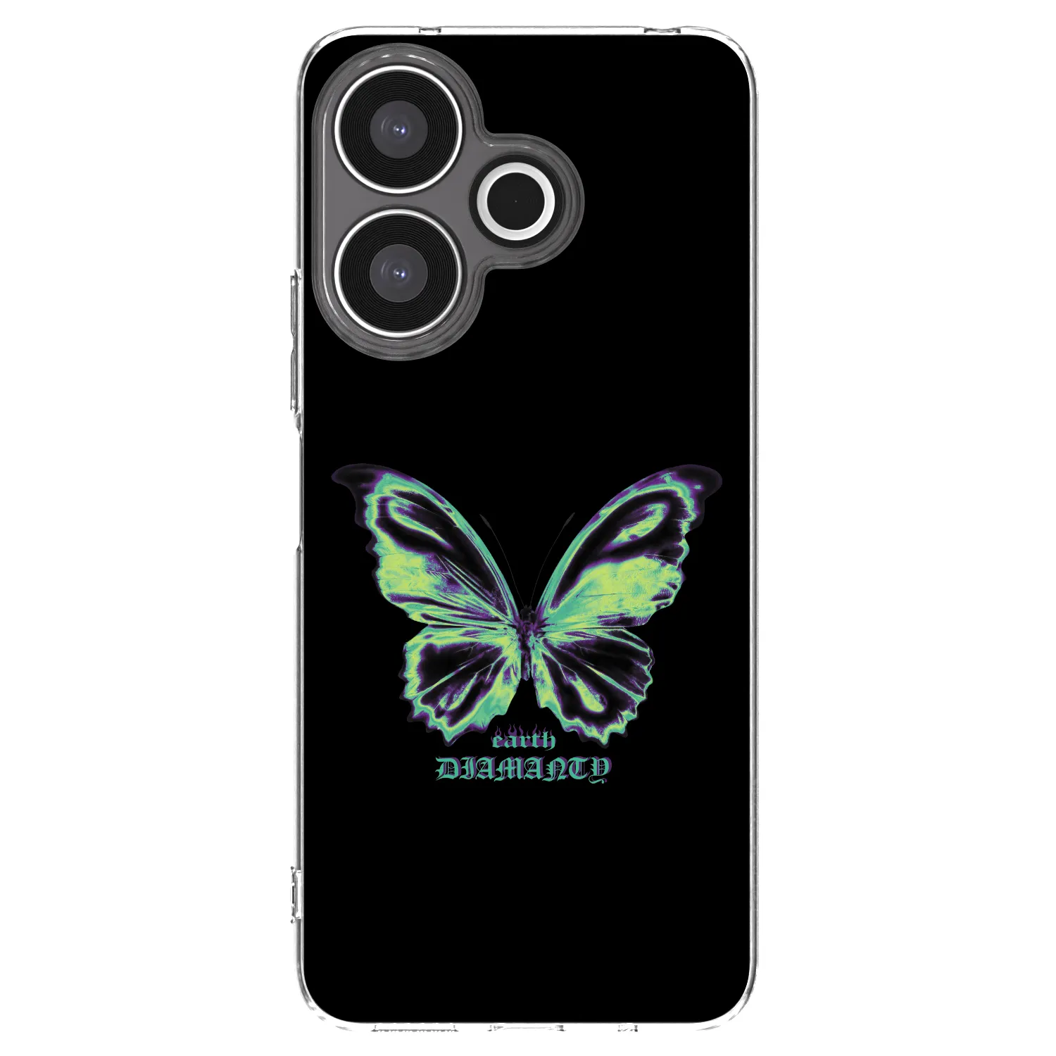 Picasee silikonska prozirna maskica za Xiaomi Redmi 13 4G - Diamanty Blue