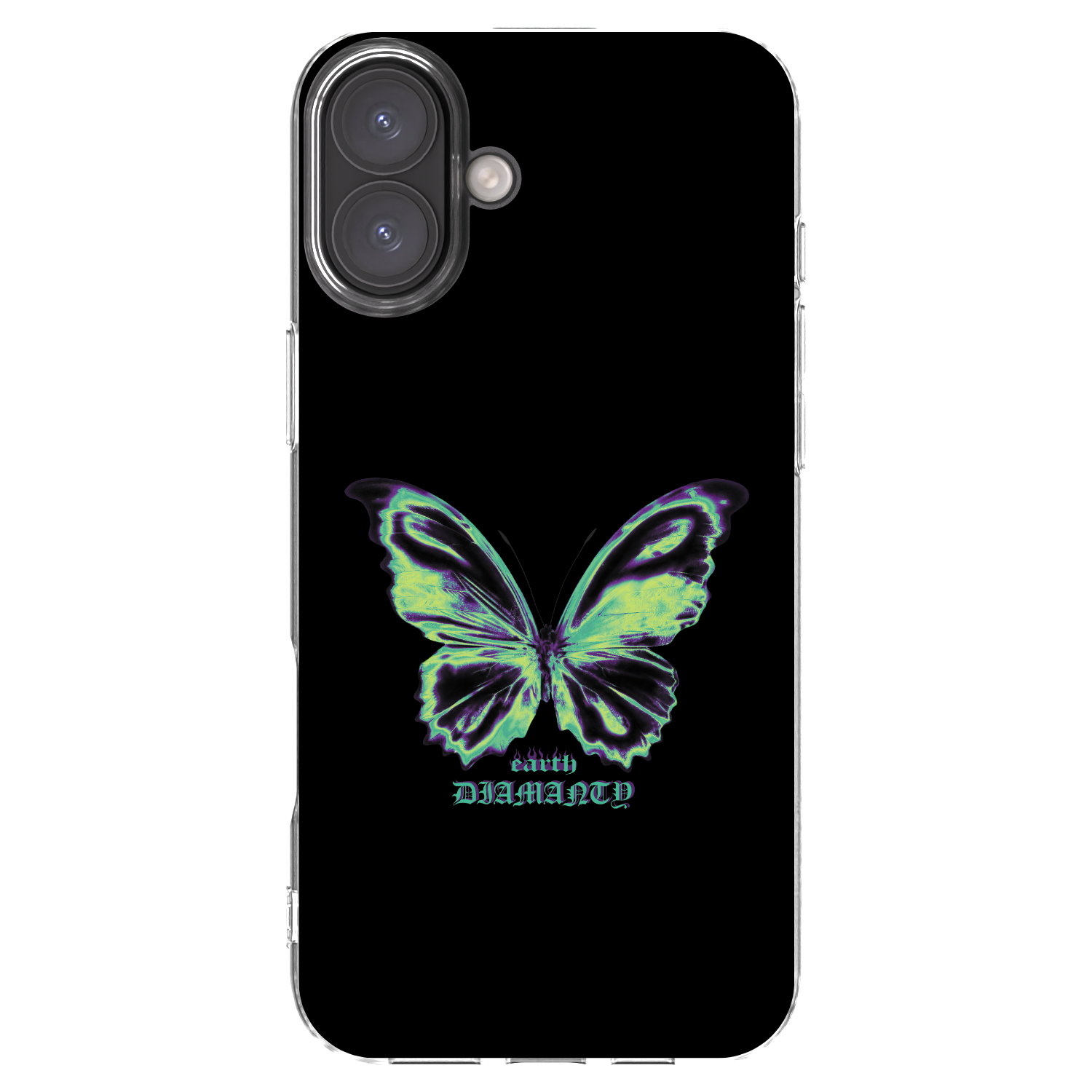 Picasee silikonska prozirna maskica za Apple iPhone 16 Plus - Diamanty Blue
