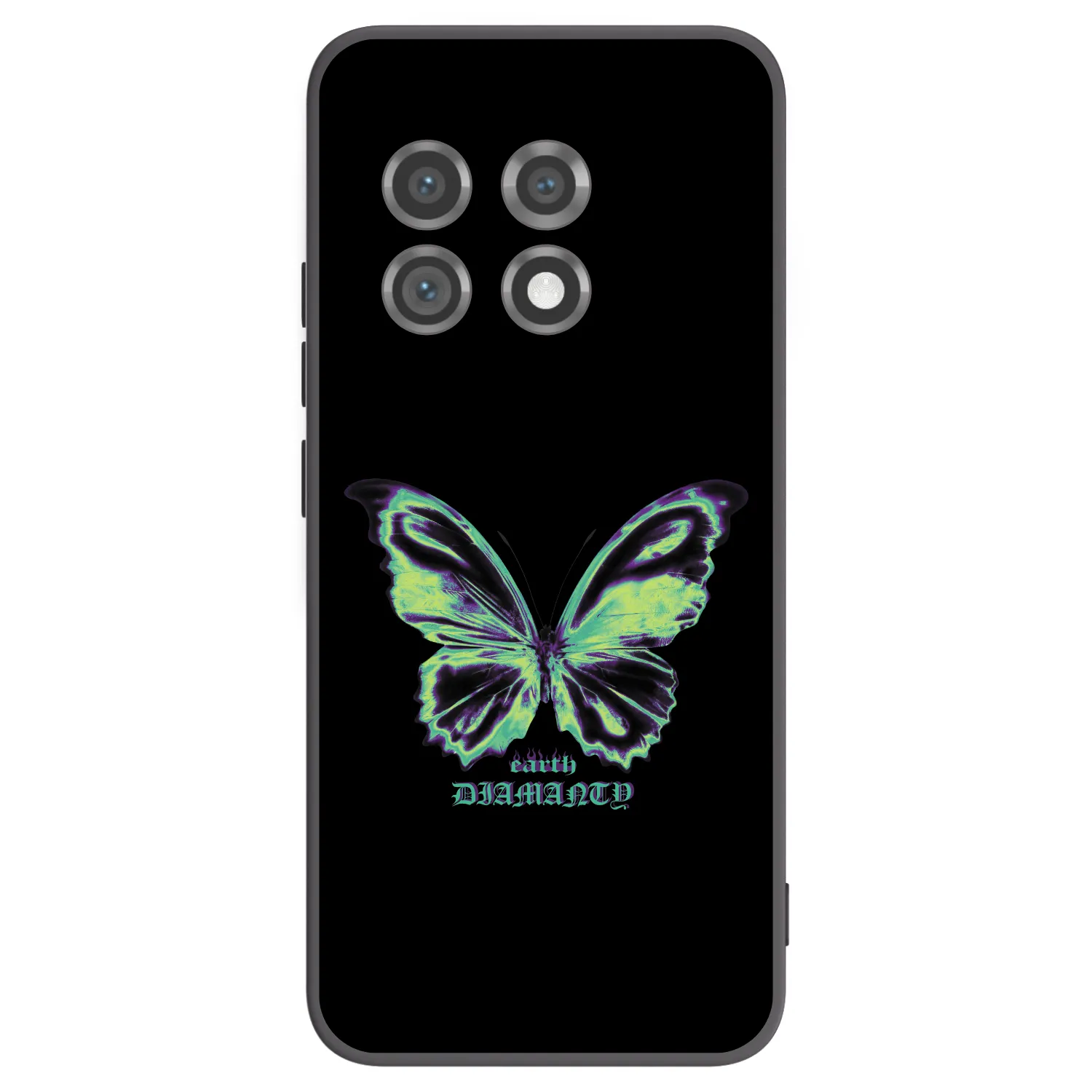 Picasee crna silikonska maskica za OnePlus 11 5G - Diamanty Blue