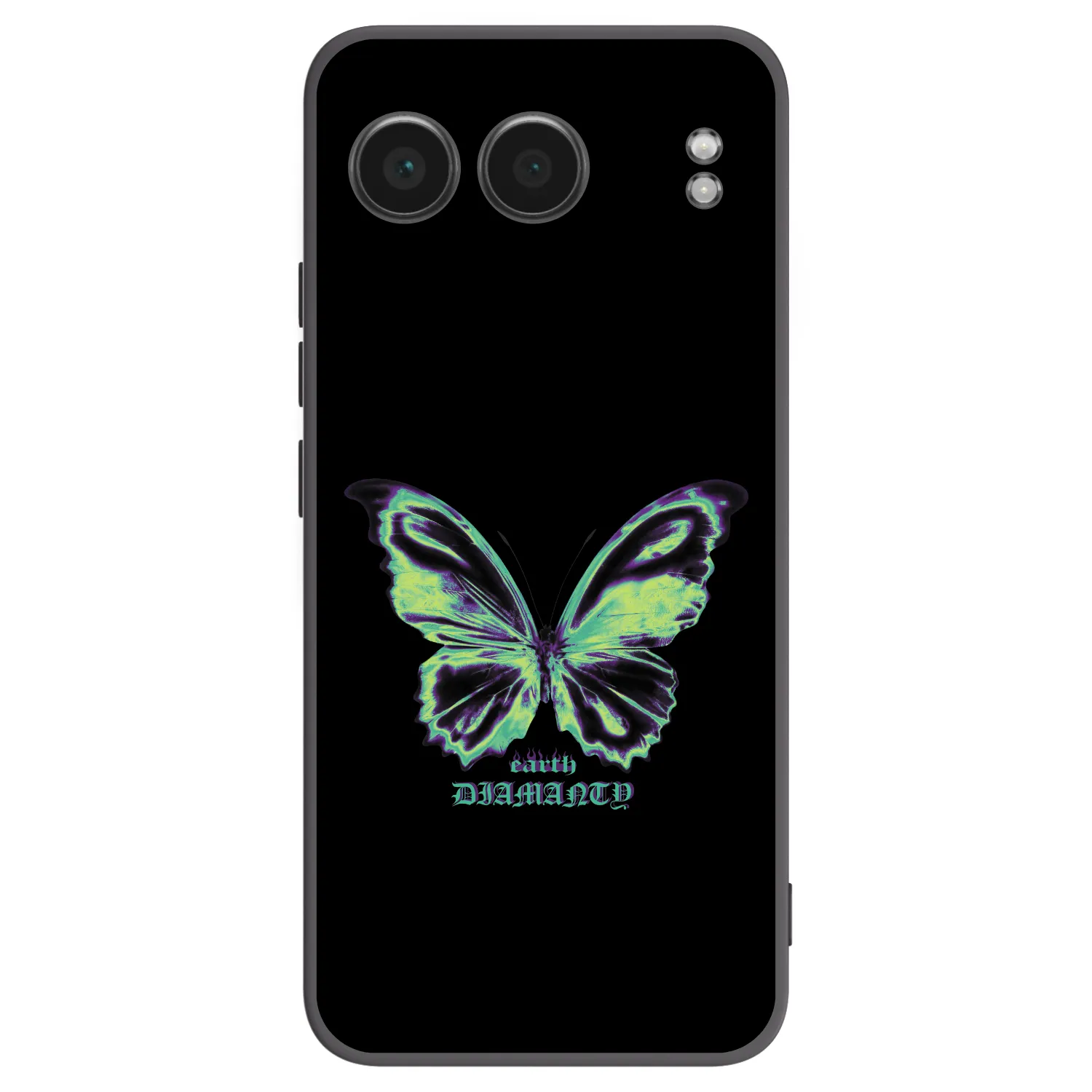 Picasee crna silikonska maskica za OnePlus Nord 4 - Diamanty Blue