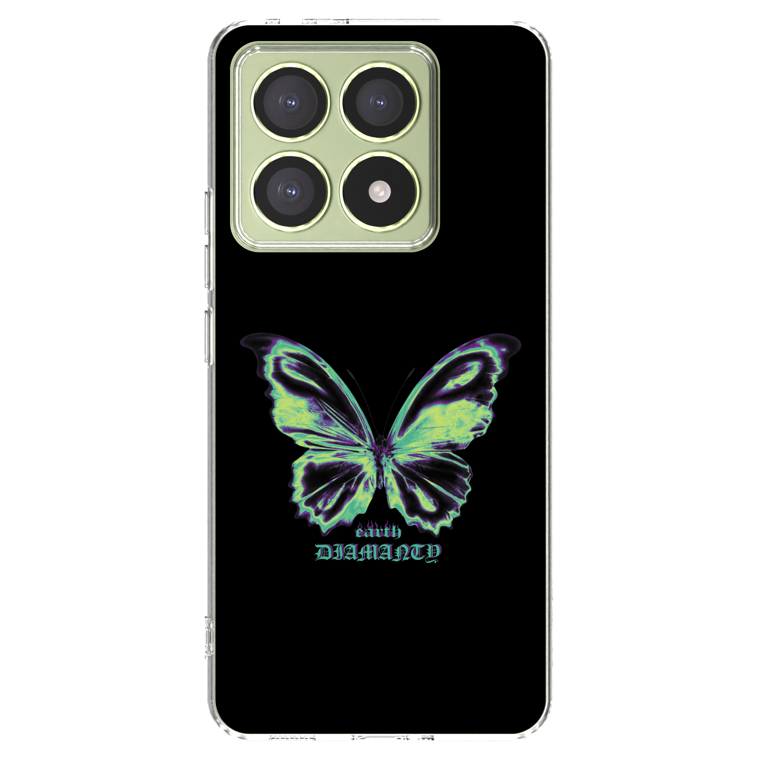 Picasee silikonska prozirna maskica za Xiaomi 14T - Diamanty Blue