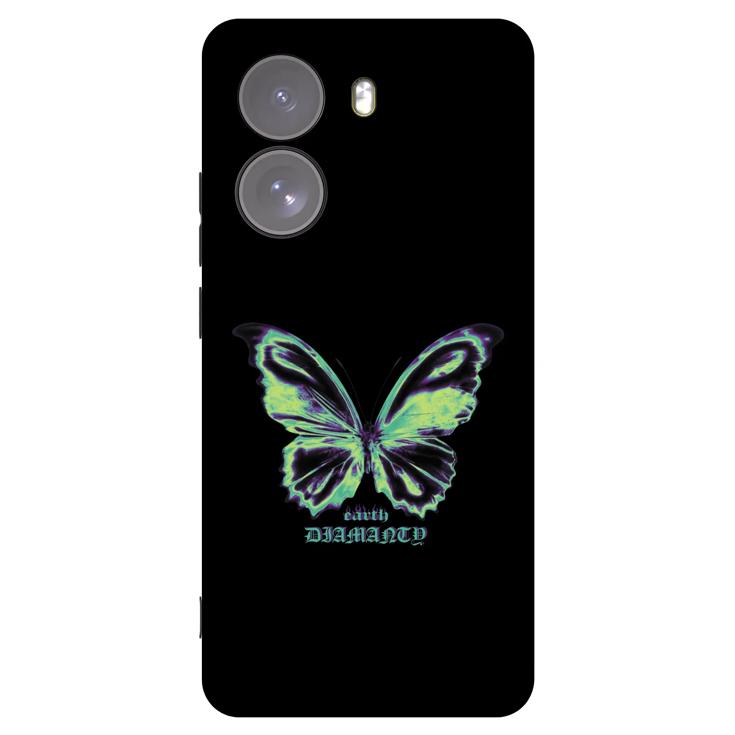 Picasee crna silikonska maskica za Xiaomi Poco X7 - Diamanty Blue
