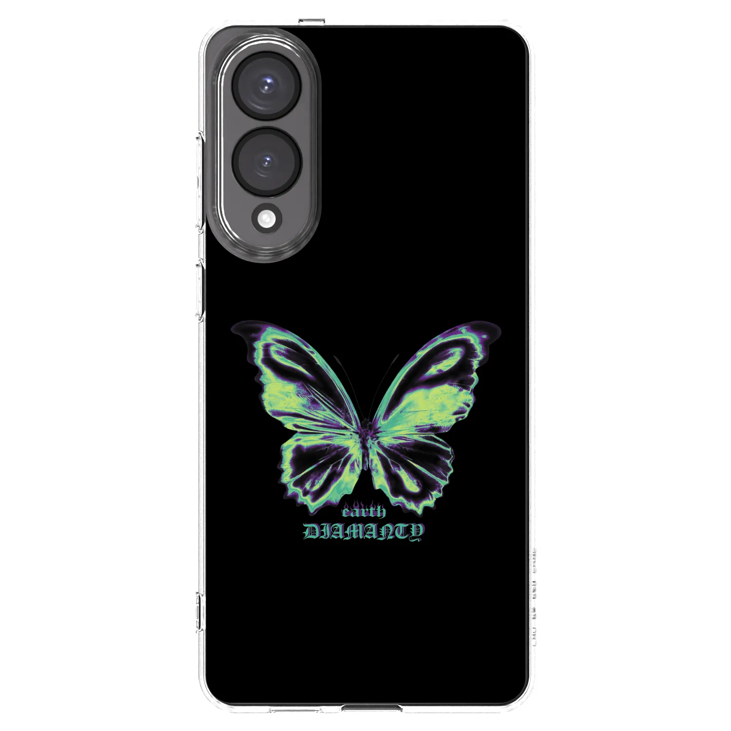 Picasee silikonska prozirna maskica za Samsung Galaxy S25 Edge 5G - Diamanty Blue