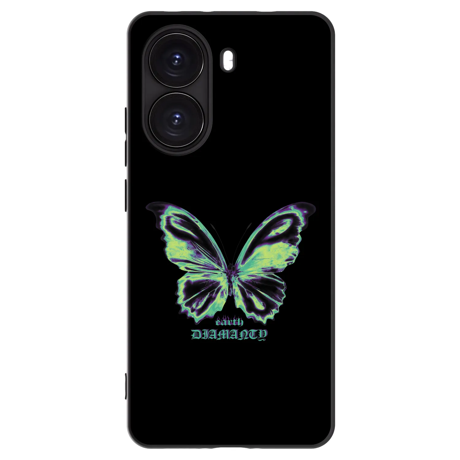 Picasee crna silikonska maskica za Xiaomi Poco X7 Pro 5G - Diamanty Blue