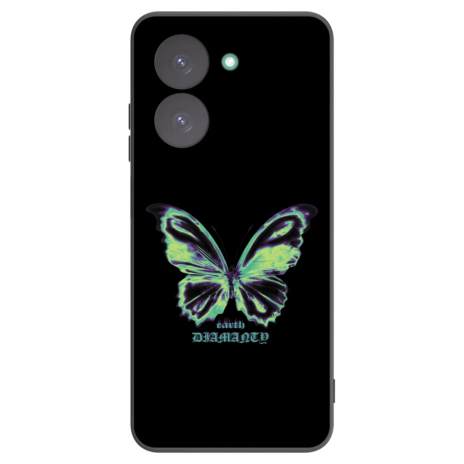 Picasee crna silikonska maskica za Xiaomi Redmi A5 - Diamanty Blue